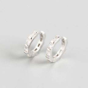 925 Silver Earrings  Weight:2.2g  D:9mm  JE1801ainh-Y05  YHE0170