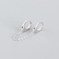 925 Silver Earrings  Weight:1.2g  6.8*52mm  JE1815ahoi-Y05  YHE0269