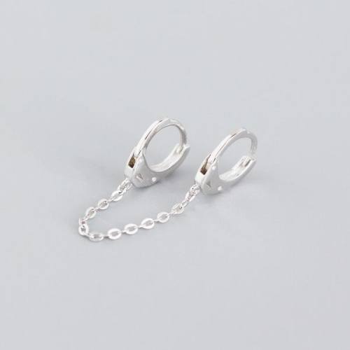 925 Silver Earrings  Weight:1.2g  6.8*52mm  JE1815ahoi-Y05  YHE0269