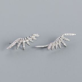 925 Silver Earrings  Weight:0.88g  17.2mm  JE1833ahno-Y05  YHE0432