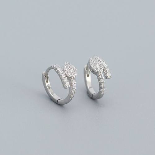 925 Silver Earrings  Weight:1.46g  8.5*11mm  JE1847aiim-Y05  YHE0514