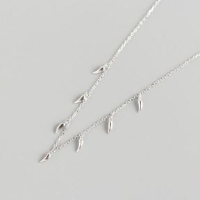 925 Silver Necklace  Weight:2.32g  P:7.2mm  L:40+5cm  JN1867aini-Y05  YHN063