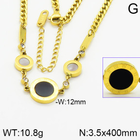 Stainless Steel Necklace  2N4001026bhbl-478