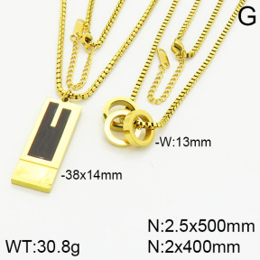 Stainless Steel Necklace  2N4001030vhhl-478