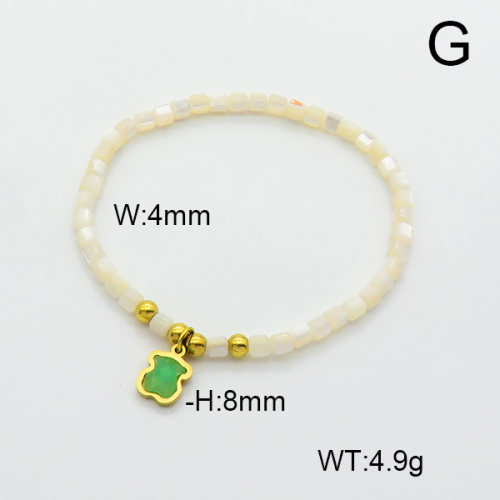 SS Bear Bracelets  Horseshoe Snail  TB6001192bhia-908