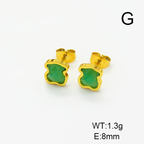 SS Bear Earrings  TE6000873vbll-908