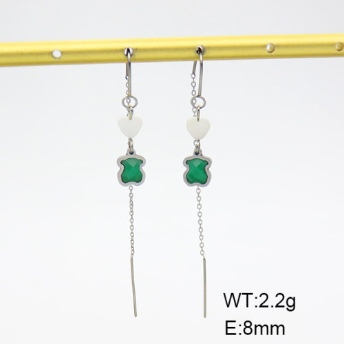 SS Bear Earrings  Freshwater Shell  TE6000878vhha-908