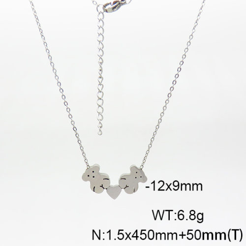 SS Bear Necklaces  TN6001104bhil-908