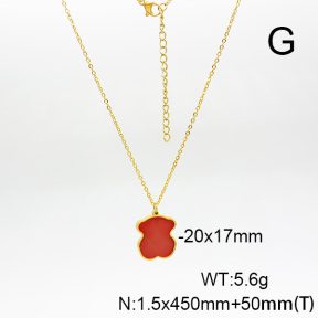 SS Bear Necklaces  TN6001107vbnl-908