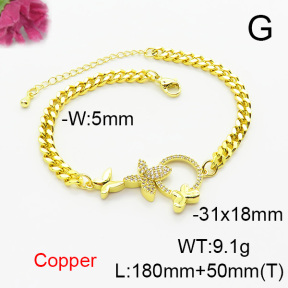 Fashion Copper Bracelet  F6B405142vbnb-L024