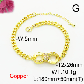 Fashion Copper Bracelet  F6B405146vbnb-L024
