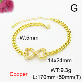 Fashion Copper Bracelet  F6B405148vbnb-L024