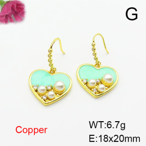 Fashion Copper Earrings  F6E403717bbov-L024