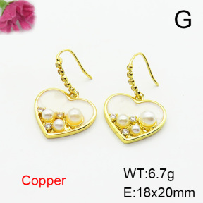 Fashion Copper Earrings  F6E403719bbov-L024