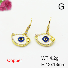 Fashion Copper Earrings  F6E403727bbov-L024