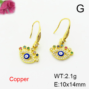 Fashion Copper Earrings  F6E403731vbnb-L024