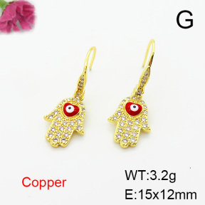Fashion Copper Earrings  F6E403737vbnl-L024