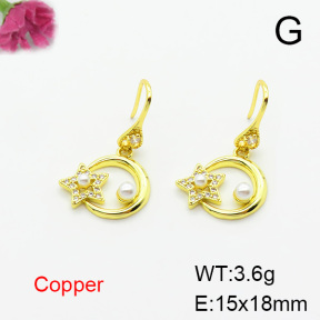 Fashion Copper Earrings  F6E403740bbov-L024