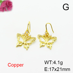 Fashion Copper Earrings  F6E403742bbov-L024