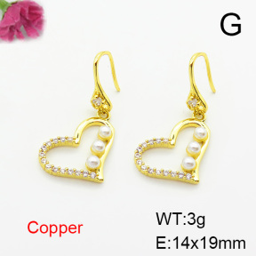 Fashion Copper Earrings  F6E403744bbov-L024