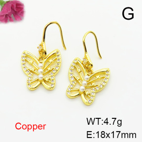 Fashion Copper Earrings  F6E403746bbov-L024
