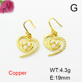 Fashion Copper Earrings  F6E403747bbov-L024