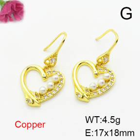 Fashion Copper Earrings  F6E403750bbov-L024