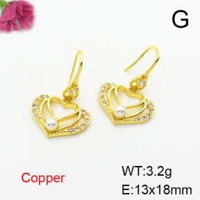 Fashion Copper Earrings  F6E403751bbov-L024