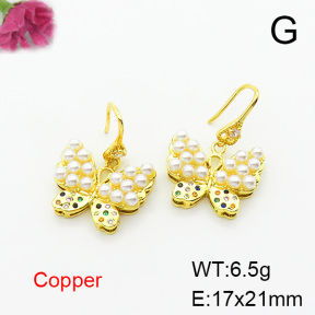 Fashion Copper Earrings  F6E403753bbov-L024