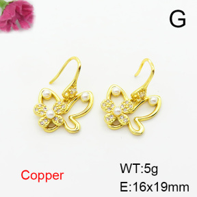 Fashion Copper Earrings  F6E403756bbov-L024