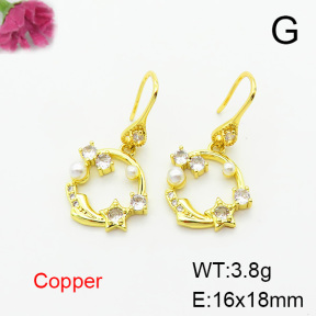 Fashion Copper Earrings  F6E403757bbov-L024