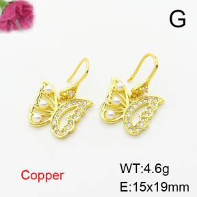 Fashion Copper Earrings  F6E403758bbov-L024