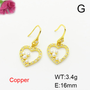 Fashion Copper Earrings  F6E403759bbov-L024