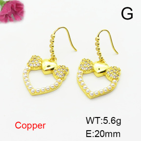 Fashion Copper Earrings  F6E403763bhva-L024
