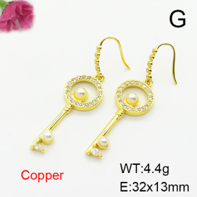 Fashion Copper Earrings  F6E403764bbov-L024