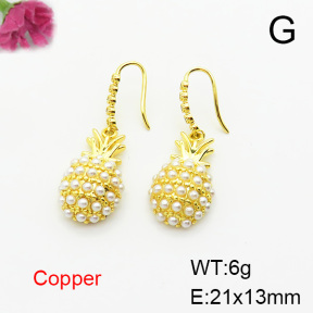 Fashion Copper Earrings  F6E403765bhva-L024