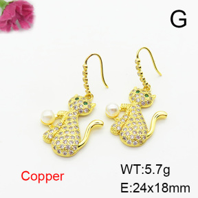 Fashion Copper Earrings  F6E403767vbpb-L024