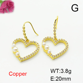 Fashion Copper Earrings  F6E403769bbov-L024