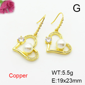 Fashion Copper Earrings  F6E403771bbov-L024