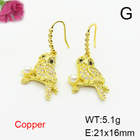 Fashion Copper Earrings  F6E403773bbov-L024
