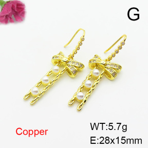 Fashion Copper Earrings  F6E403774bbov-L024
