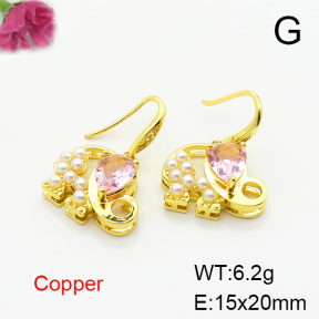 Fashion Copper Earrings  F6E403786bbov-L024