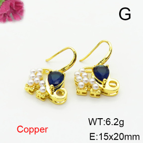 Fashion Copper Earrings  F6E403788bbov-L024