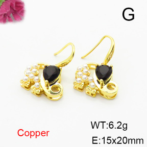 Fashion Copper Earrings  F6E403790bbov-L024