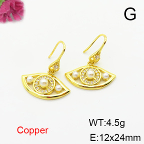Fashion Copper Earrings  F6E403793bbov-L024