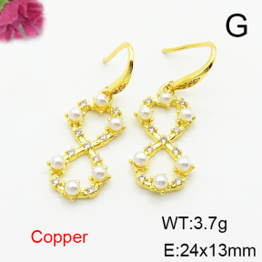 Fashion Copper Earrings  F6E403799bbov-L024