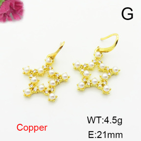 Fashion Copper Earrings  F6E403800bbov-L024