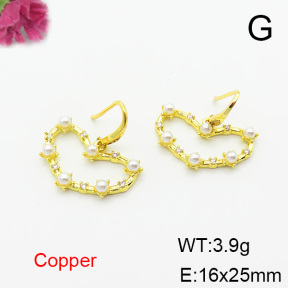 Fashion Copper Earrings  F6E403806bbov-L024