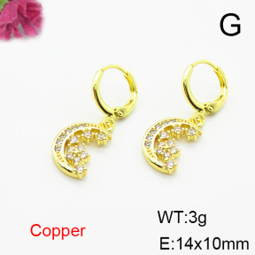 Fashion Copper Earrings  F6E403811vbnb-L024