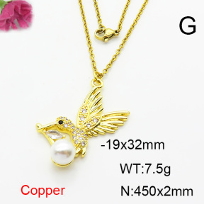 Fashion Copper Necklace  F6N404193baka-L024